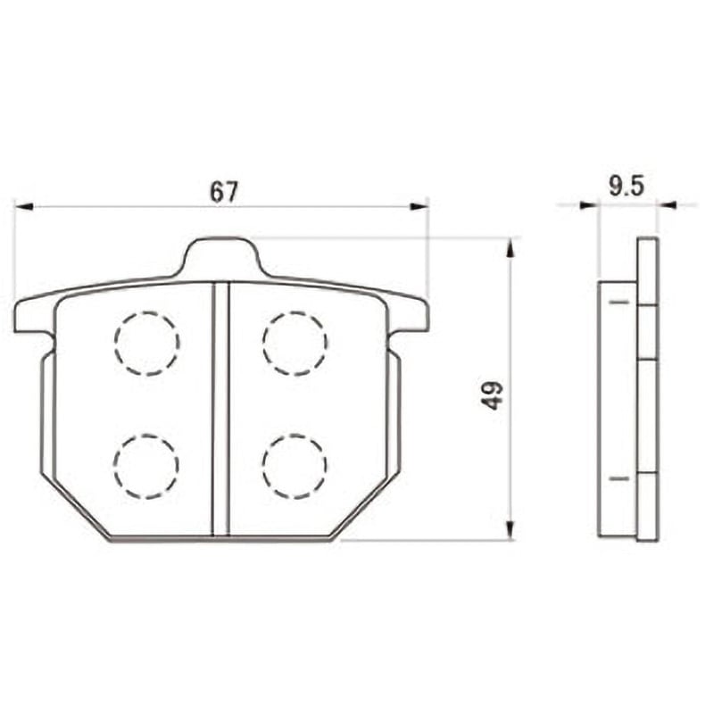 ★確認用★ Amazon | デイトナ(Daytona) バイク ブレーキパッド 赤パッド