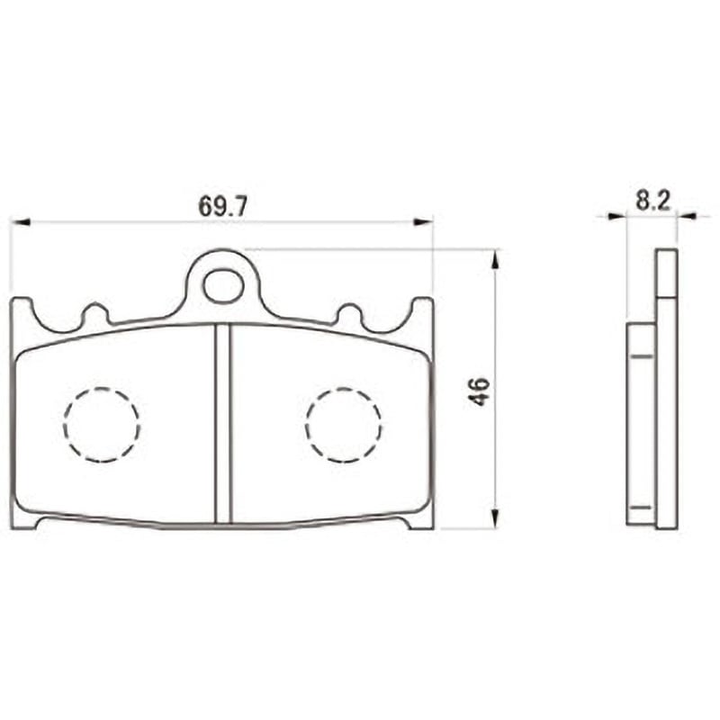 79828 ブレーキパッド(赤パッド) DAYTONA(デイトナ) 主な適合車種