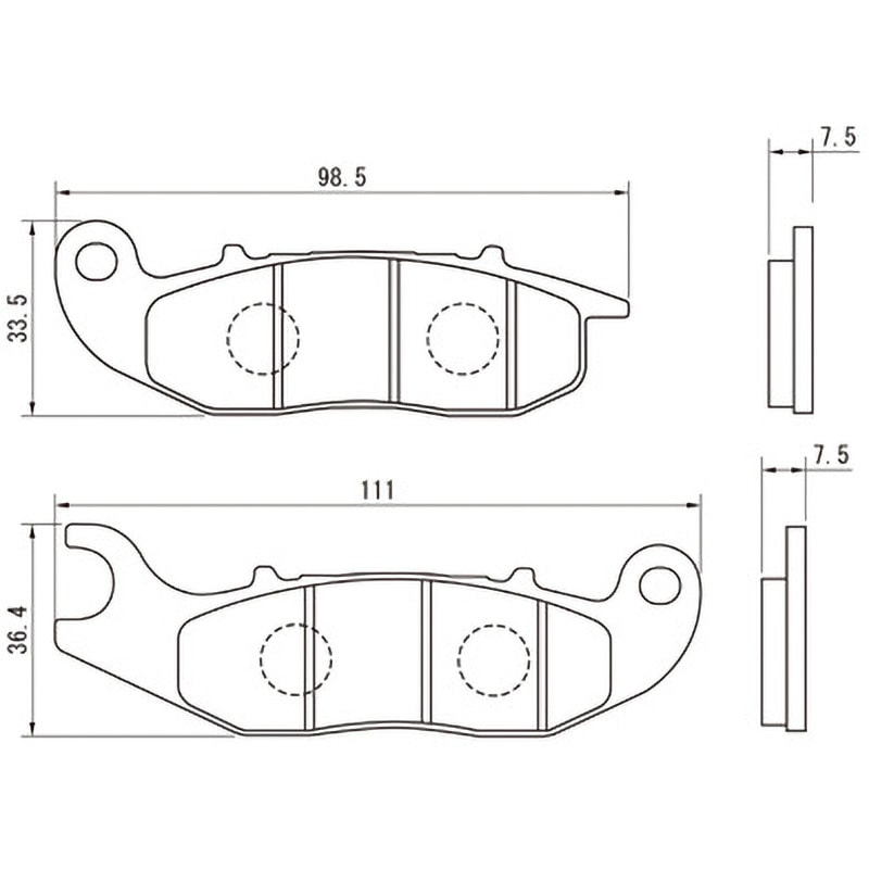 まちたん！！ 出品 79867 ブレーキパッド(赤パッド) DAYTONA(デイトナ) 主な適合車種