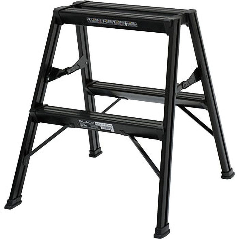 WAS-3Abk BLACK EDITION  踏台 WAS-bk型 ピカコーポレイション 折りたたみ式 3段 天板寸法・幅370mm天板寸法・奥行192mm天板高さ0.79m