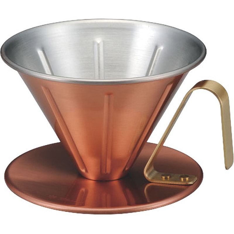銅のコーヒードリッパー リブ 1個 田辺金具 【通販モノタロウ】 7,390円