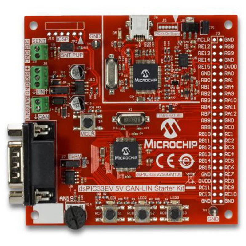 DM330018 Microchip dsPIC33EV 5V CAN-LIN STARTER KIT 開発キット for dsPIC33EV256GM106 DM330018 1個 MICROCHIP 【通販モノタロウ】