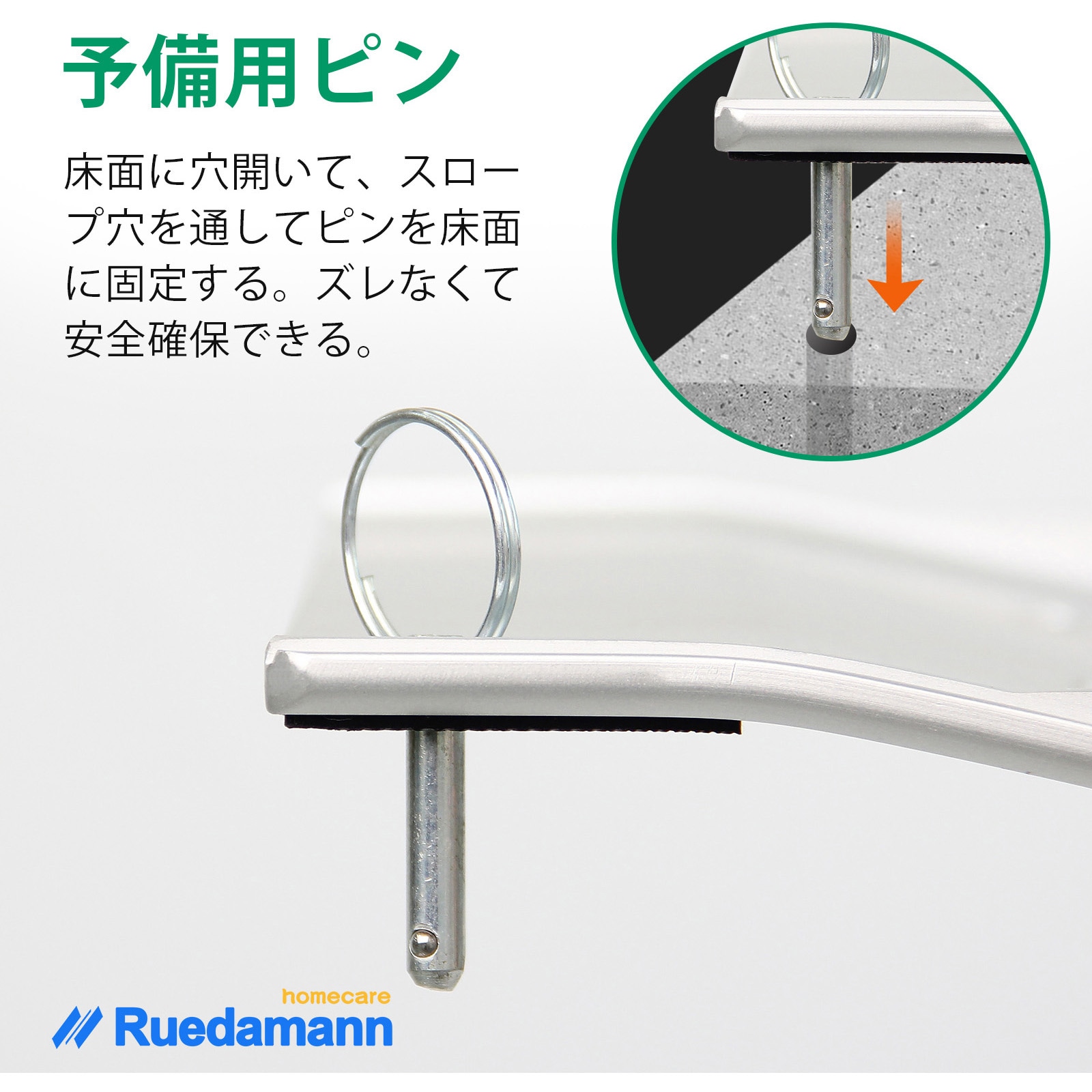 MR107W-5 伸縮車椅子用スロープ 2本セット 段差解消 Ruedamann