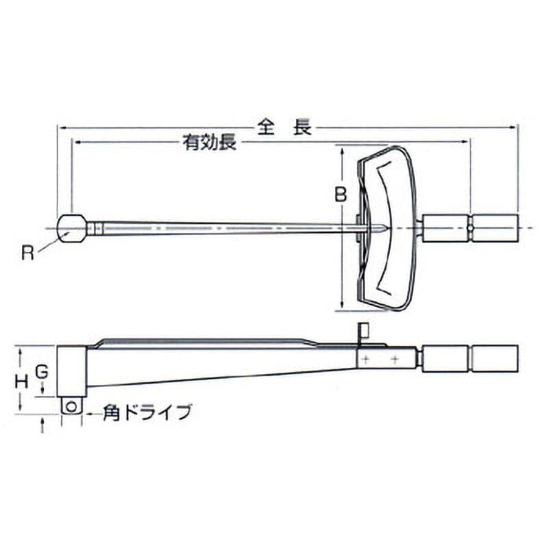 カノンプレート形トルクレンチ