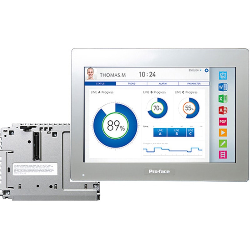 PFXSP5600WAD ST6000シリーズ Pro-face(シュナイダーエレクトリック) 画面サイズ12型WXGA  PFXSP5600WAD