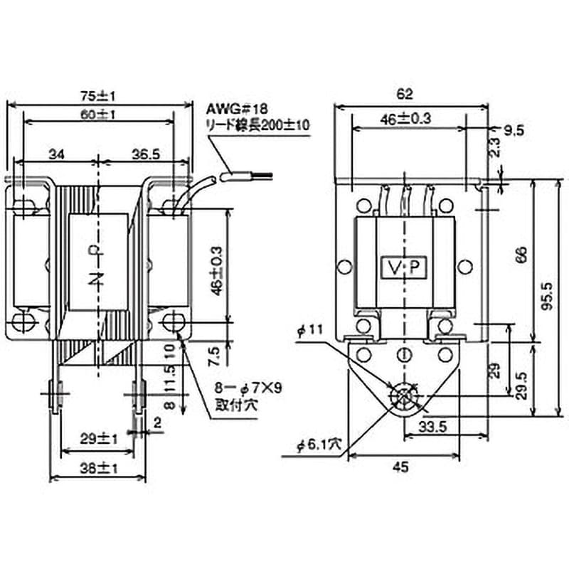 SA-3601 200V ACソレノイド引張形(PULL) 1個 国際電業 【通販 SA-3601 200V ACソレノイド引張形(PULL) 1個 国際電業 【通販