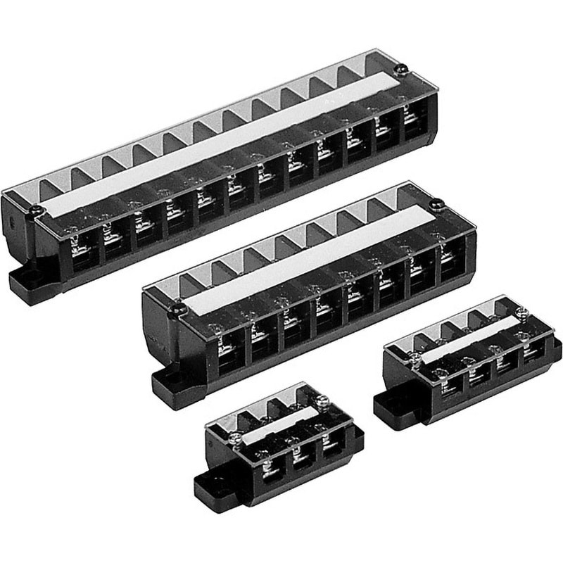 T10-6 ブロック端子台 国際電業 250V 1箱(10個) T10-6 - 【通販