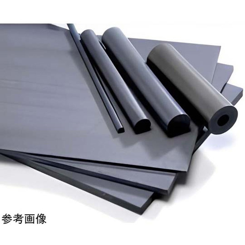 ナイロン丸棒 MC801 ダークグレー φ110×190mm 三菱ケミカル PA_DG_D01100-0190 (67-6250-03) コクゴ 6ナイロン丸棒 200φ×1000L 107-24834 1本 07-248-34（直送品