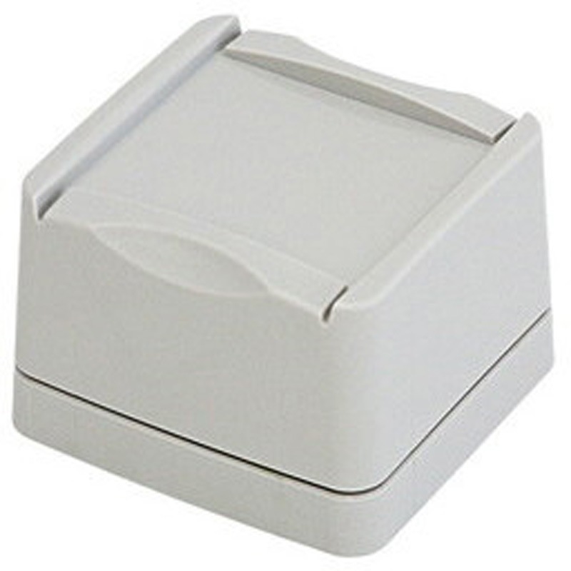 ODNF33-2.0 プラスチックケース 摂津金属工業 ライトグレイ色 幅80mm高さ55.2mm奥行82mm