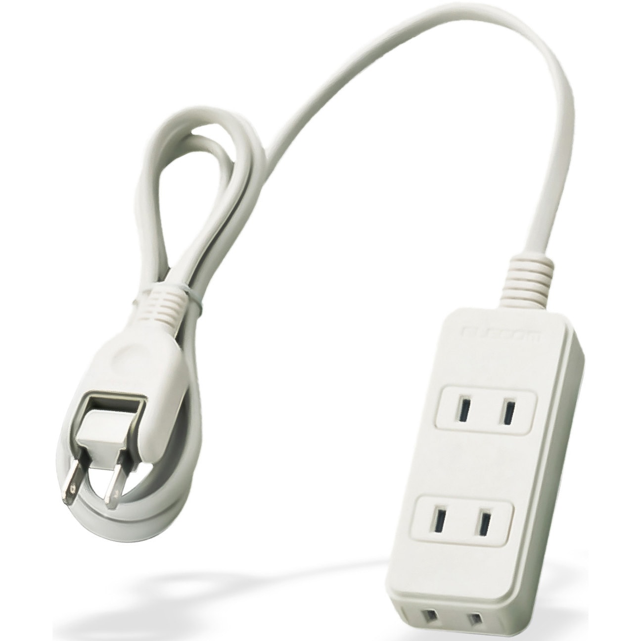 T-ST02-22310WH 電源タップ 延長コード 3個口 2P ほこり防止シャッター