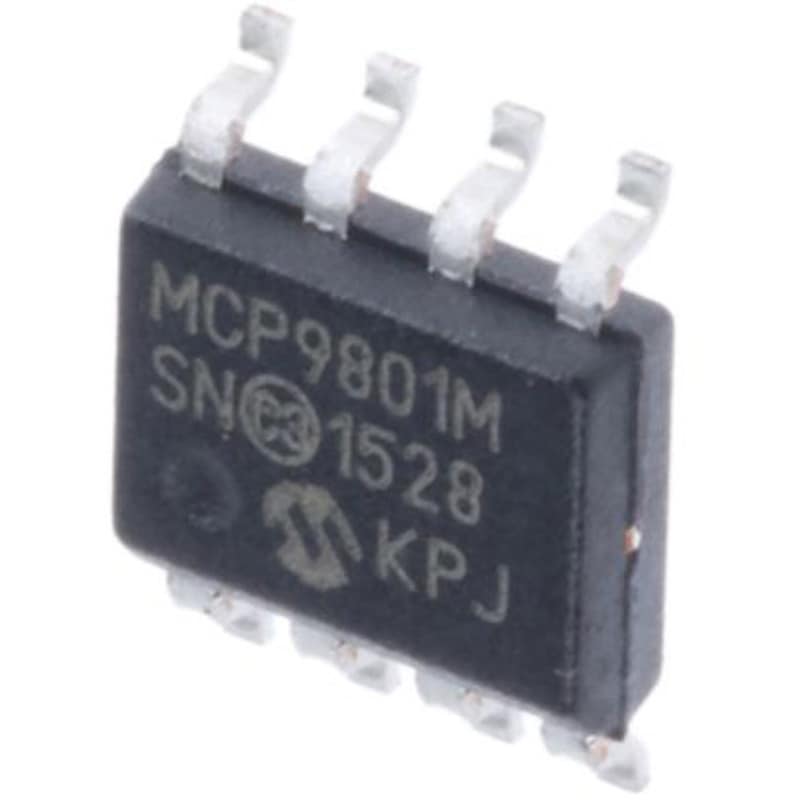 MCP9801-M/SN Microchip デジタル温度センサ， ±0.5℃， シリアル-I2C， SMBus， 8-Pin SOIC 1セット(100個) MICROCHIP 【通販モノタロウ】