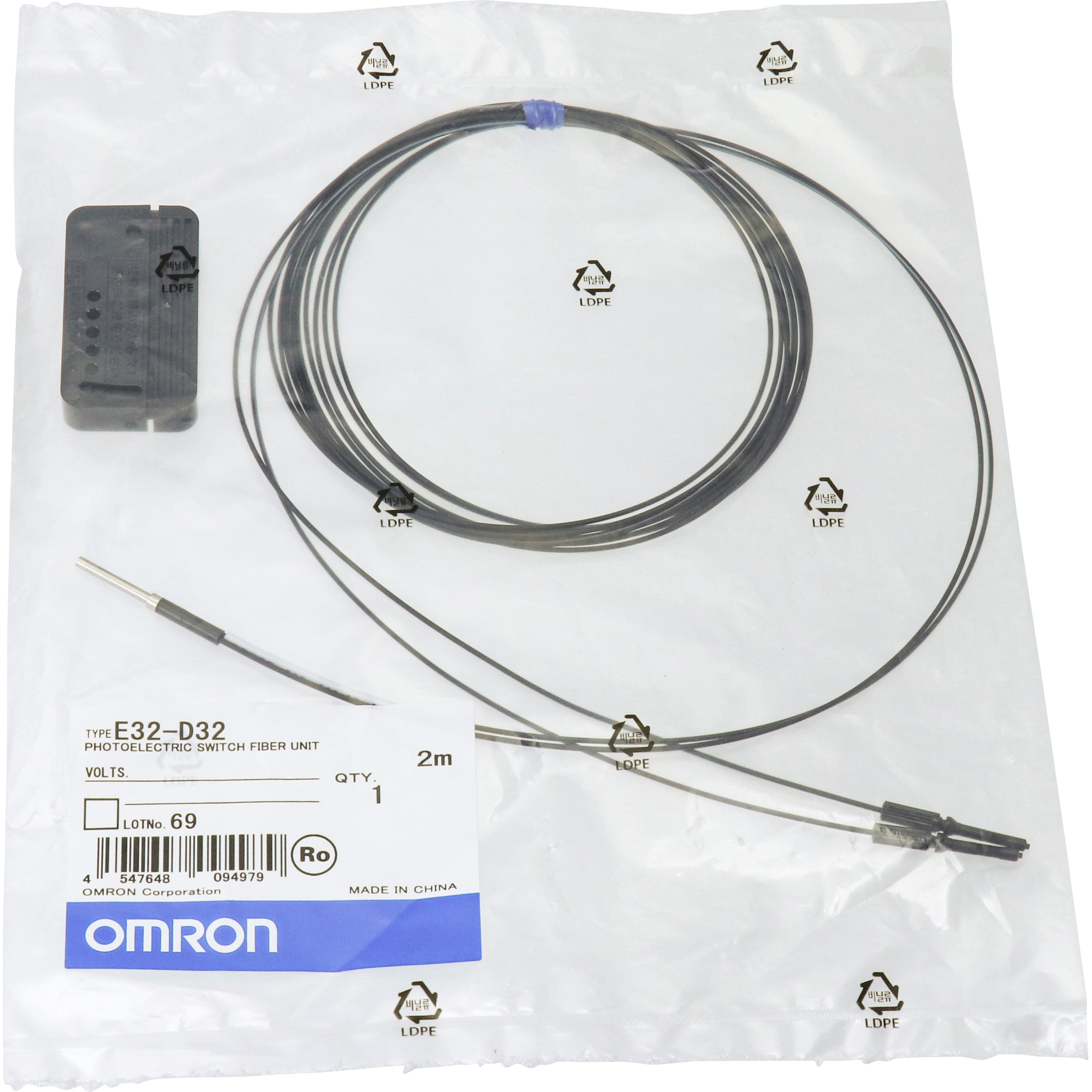 E32-D32 2M ファイバユニット E32シリーズ 反射形 omron(オムロン 