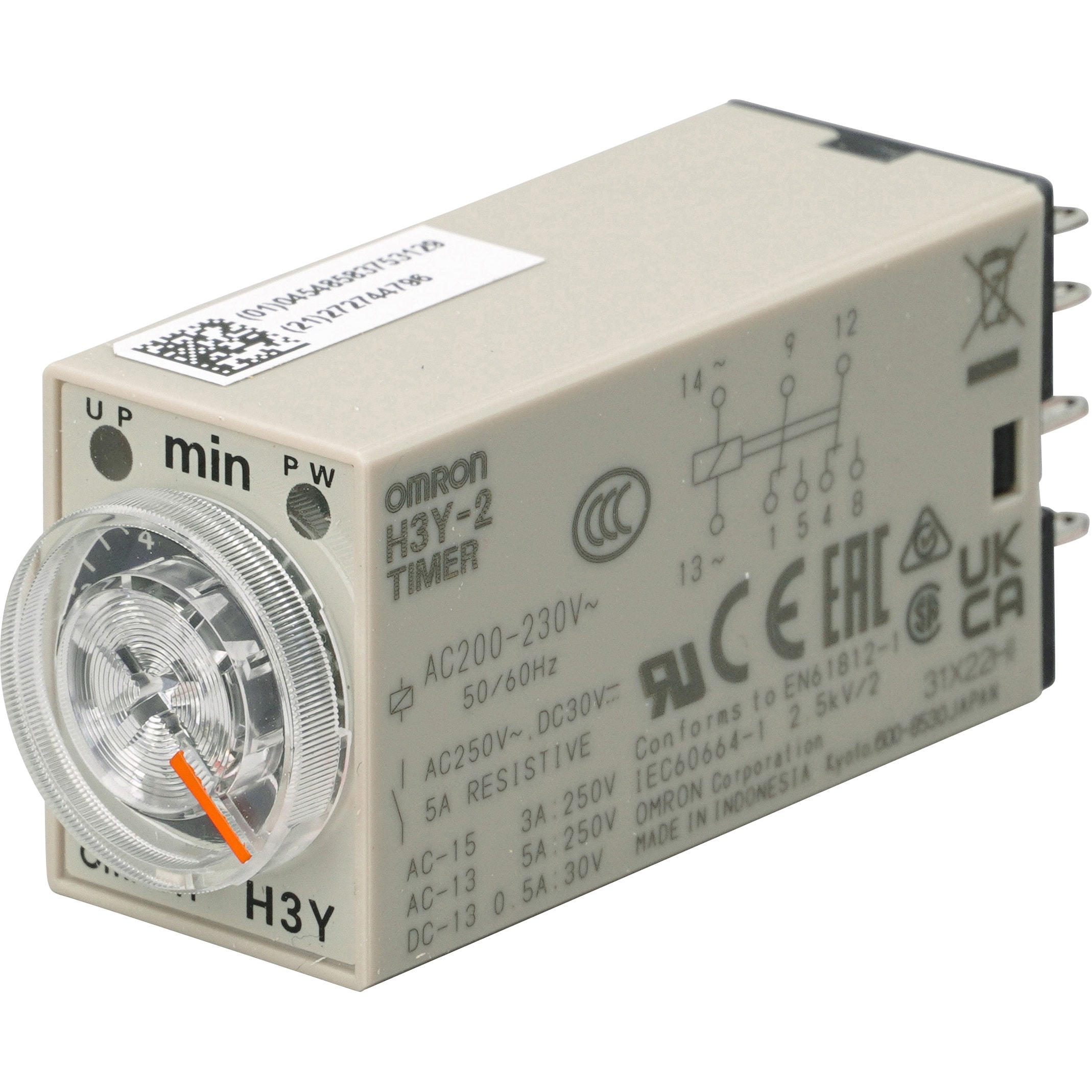 H3Y-2 AC200-230 10M ソリッドステート・タイマ H3Y-2 omron(オムロン