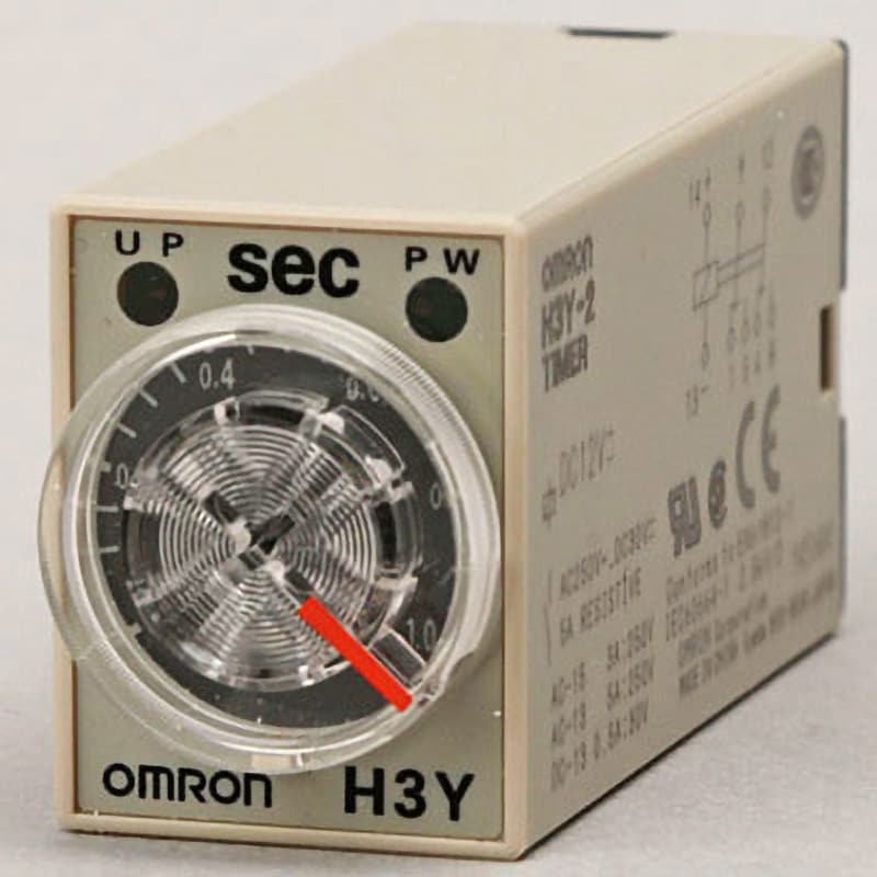 H3Y-2 DC12 1S ソリッドステート・タイマ H3Y 1個 オムロン(omron) 【通販モノタロウ】