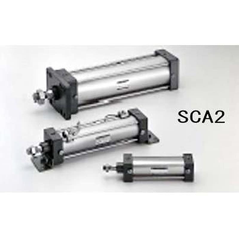 SCA2-LB-40B-75 セレックスシリンダ CKD 複動・片ロッド形 両側クッション付 シリンダ内径40mmストローク75mm  SCA2-LB-40B-75 - 【通販モノタロウ】