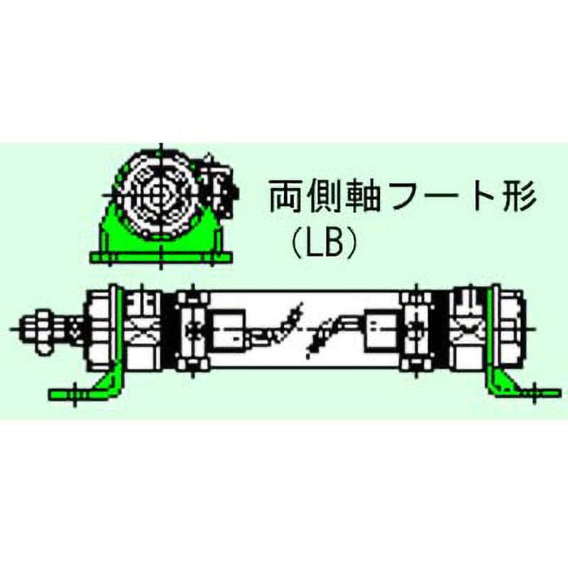 CMK2-LB-25-200 タイトシリンダ CMK2シリーズ 軸方向フート形(CMK2-LB