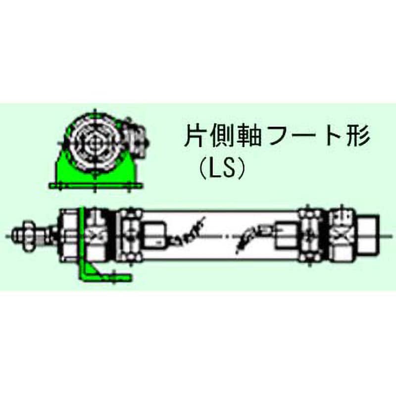 CKD タイトシリンダ CMK2シリーズ 軸方向フート形(CMK2-LB-40～)-
