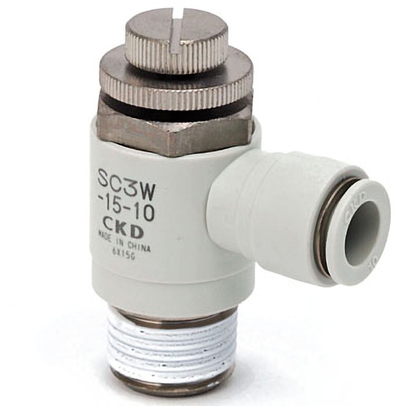 SC3W-15-10 ワンタッチスピコン CKD 適合チューブ外径10mmねじ寸法R1/2