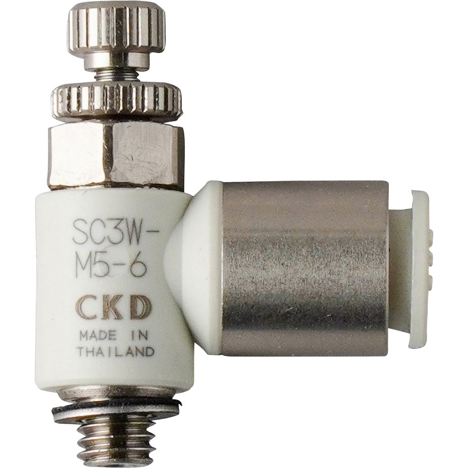 SC3W-M5-6 ワンタッチスピコン CKD 適合チューブ外径6mmねじ寸法M5 SC3W-M5-6 - 【通販モノタロウ】