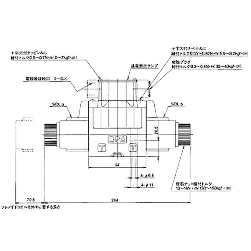 電磁操作弁 最高使用圧力25MPa 端子箱形 KSO-G03-66CP-20