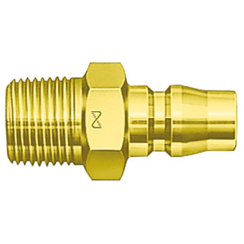800PM BRASS ハイカプラ プラグ 大口径 (メネジ取付用) 真鍮製 日東工
