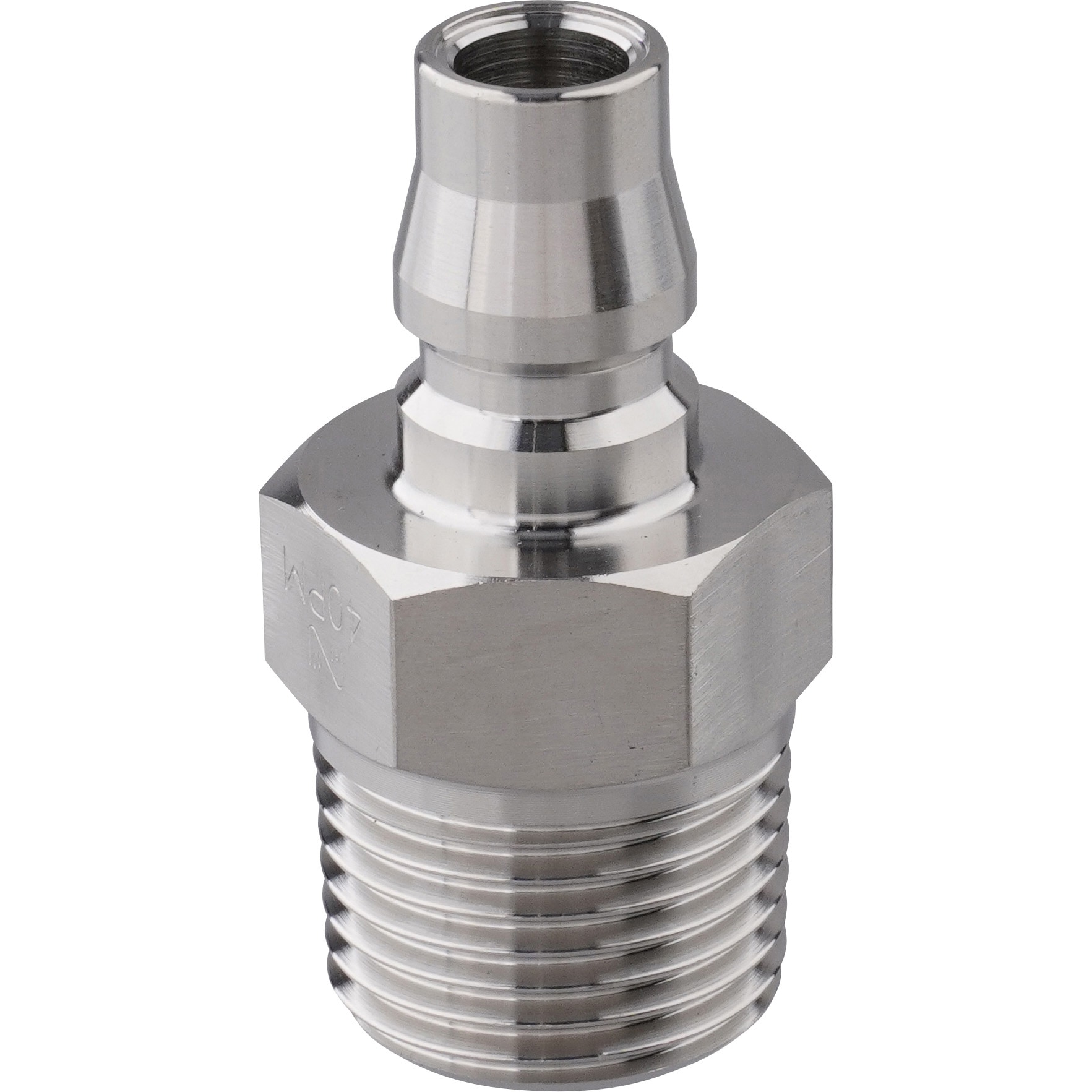 40PM SUS ハイカプラ プラグ (メネジ取付用) ステンレス製 日東工器 お