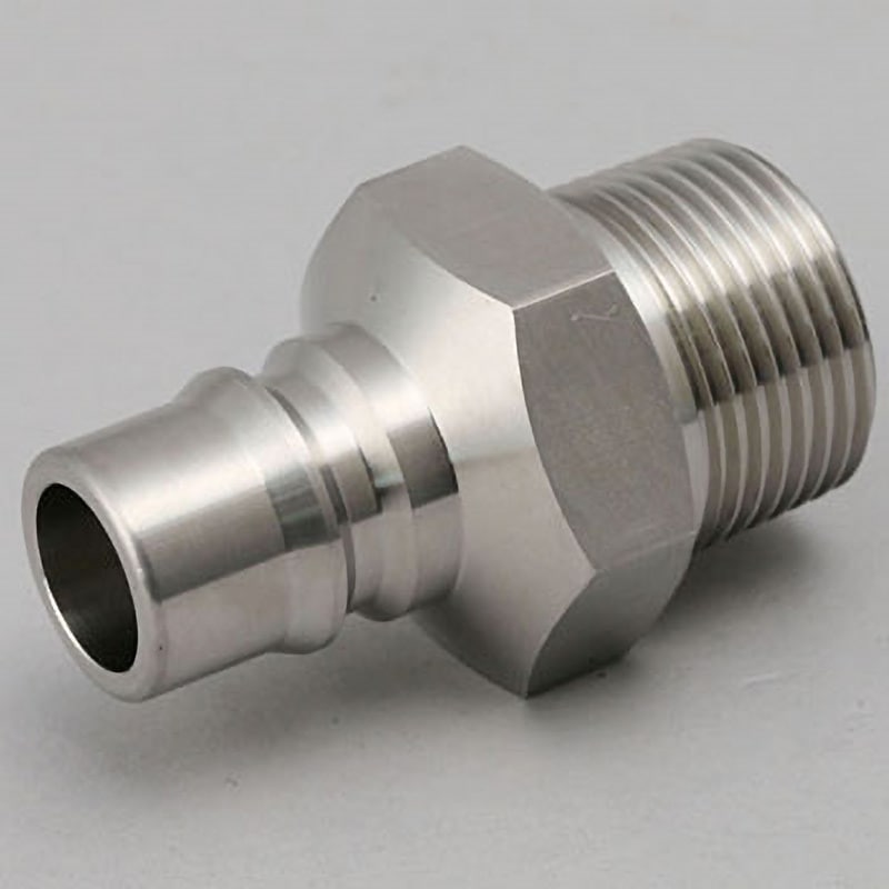 600PM SUS ハイカプラ プラグ 大口径(メネジ取付用) ステンレス製 日