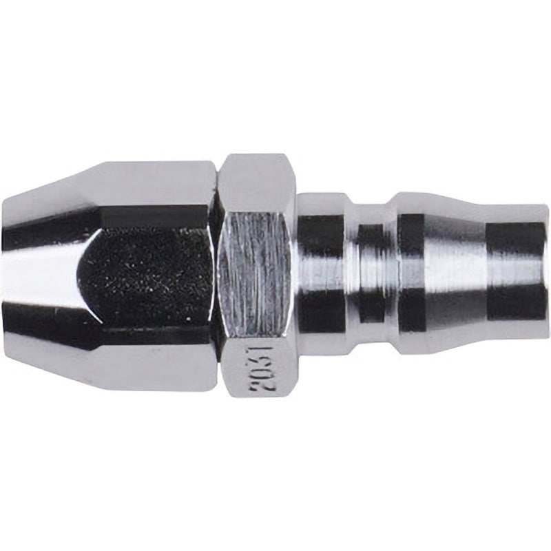 65PN STEEL ナットカプラ プラグ (ウレタンホース取付用) 日東工器