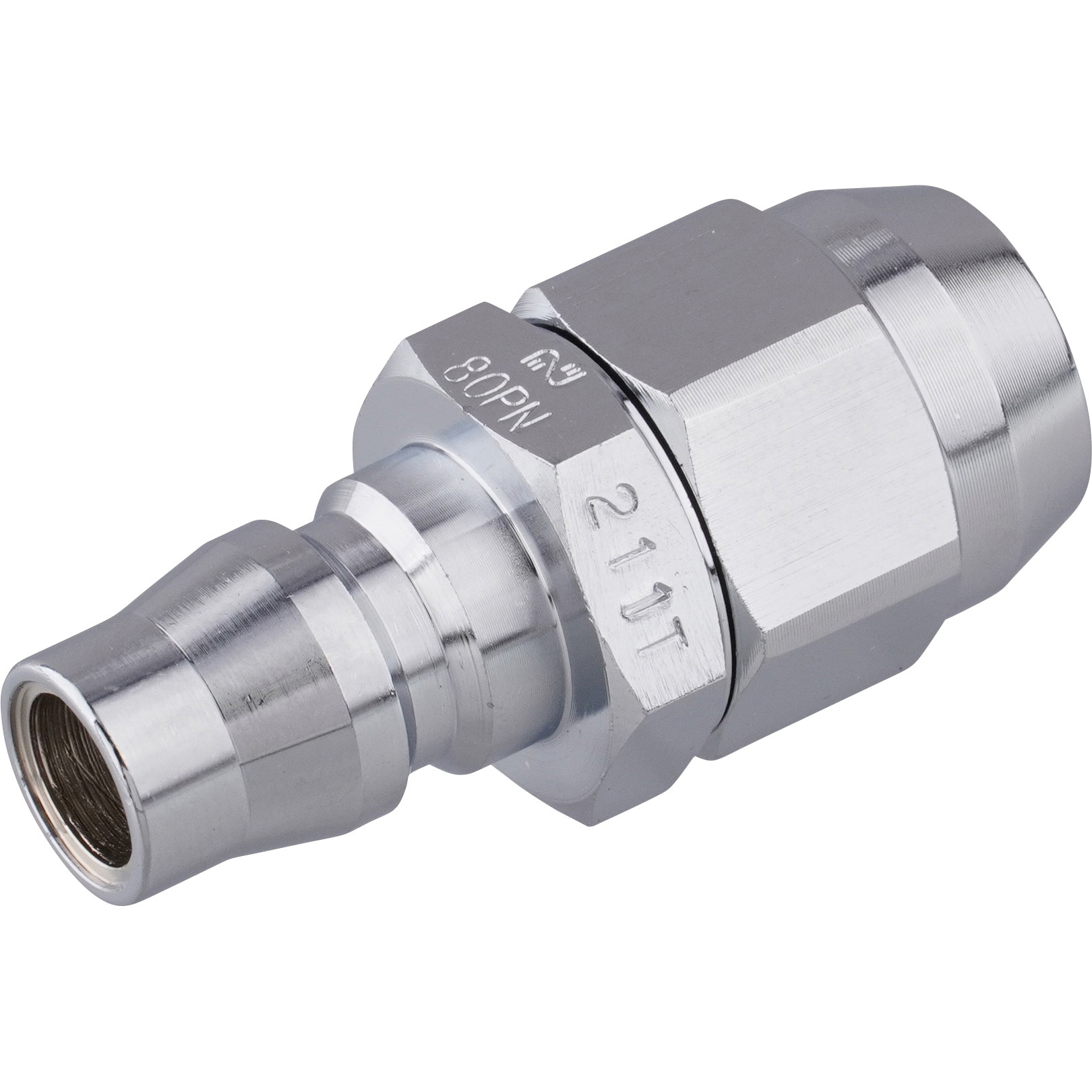 80PN STEEL ナットカプラ プラグ (ウレタンホース取付用) 日東工器
