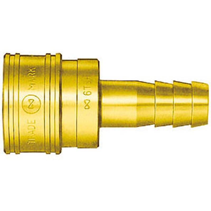 10TSH BRASS NBR TSPカプラ ソケット (ホース取付用) 真鍮製 日東工器