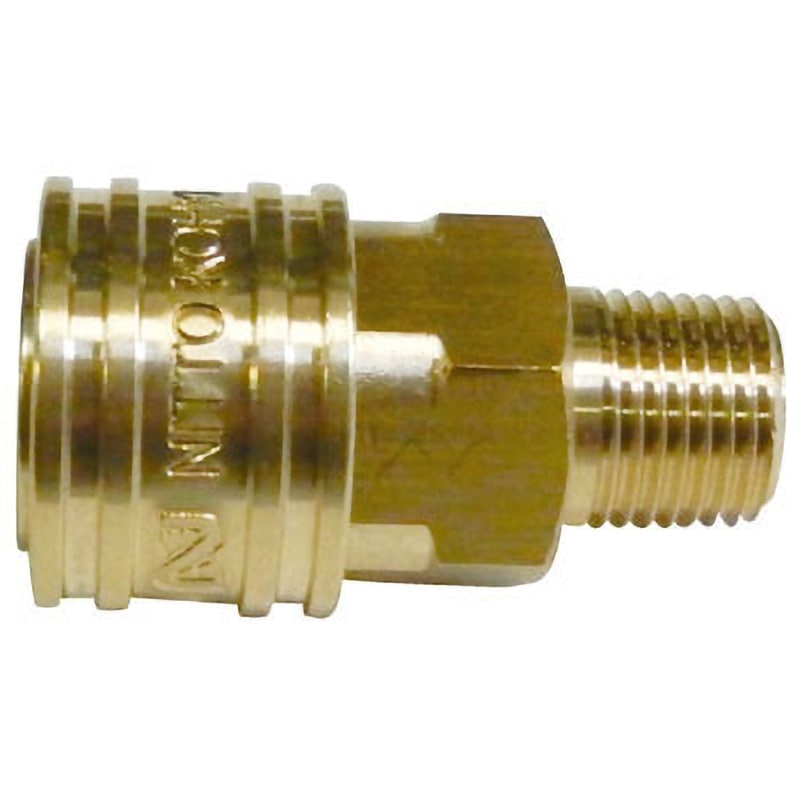 日東工器　ＴＳＰカプラ（めねじ取付用ソケット・真鍮製）　ＢＳＢＭ−８ＴＳＭ　１個　（直送） 1TSF BRASS NBR TSPカプラ ソケット (オネジ取付用) 真鍮製 日東工器