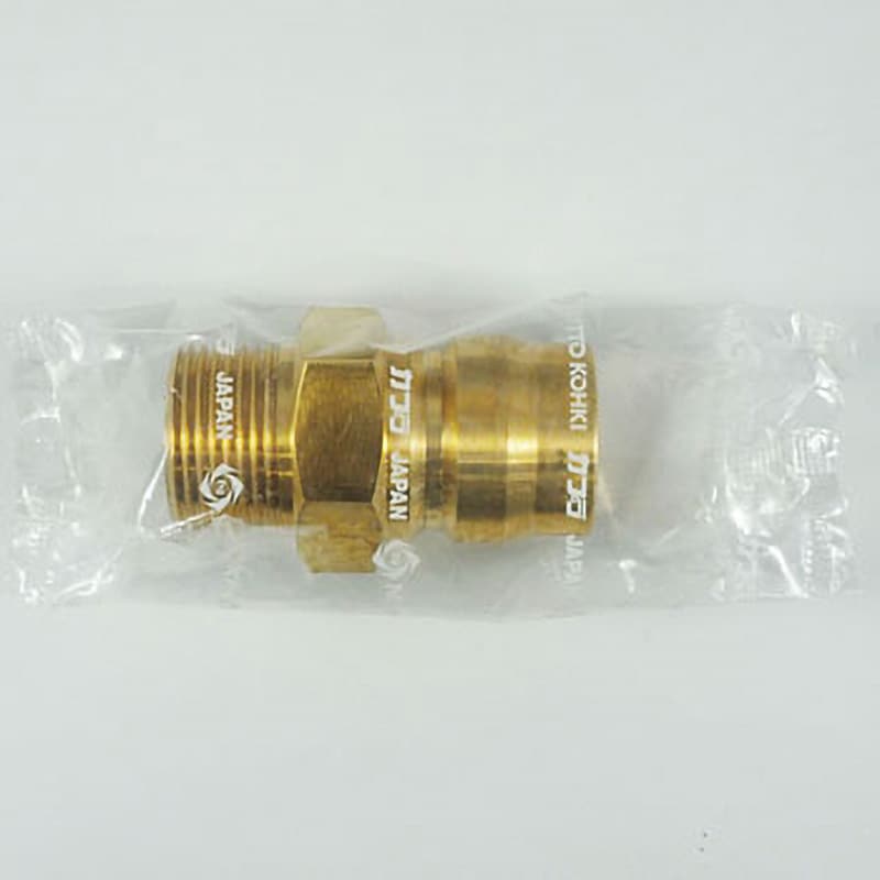 8TPM BRASS TSPカプラ プラグ (メネジ取付用) 真鍮製 1個 日東工器