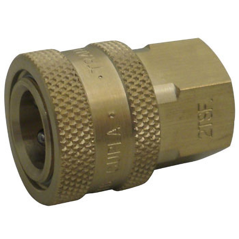 2TSF BRASS NBR TSPカプラ ソケット (オネジ取付用) 真鍮製 日東工器