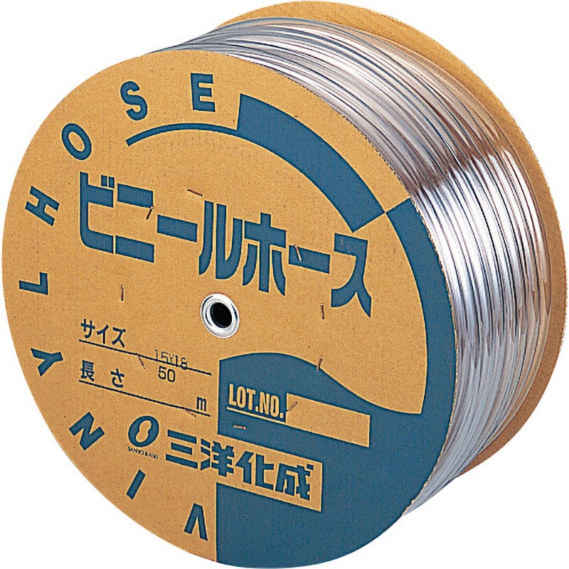 TM-1518D 50T 透明ホース 三洋化成 水用 クリアー色 ドラム 内径15mm外 TM-1518D 50T 透明ホース 三洋化成 水用 クリアー色 ドラム 内径15mm外