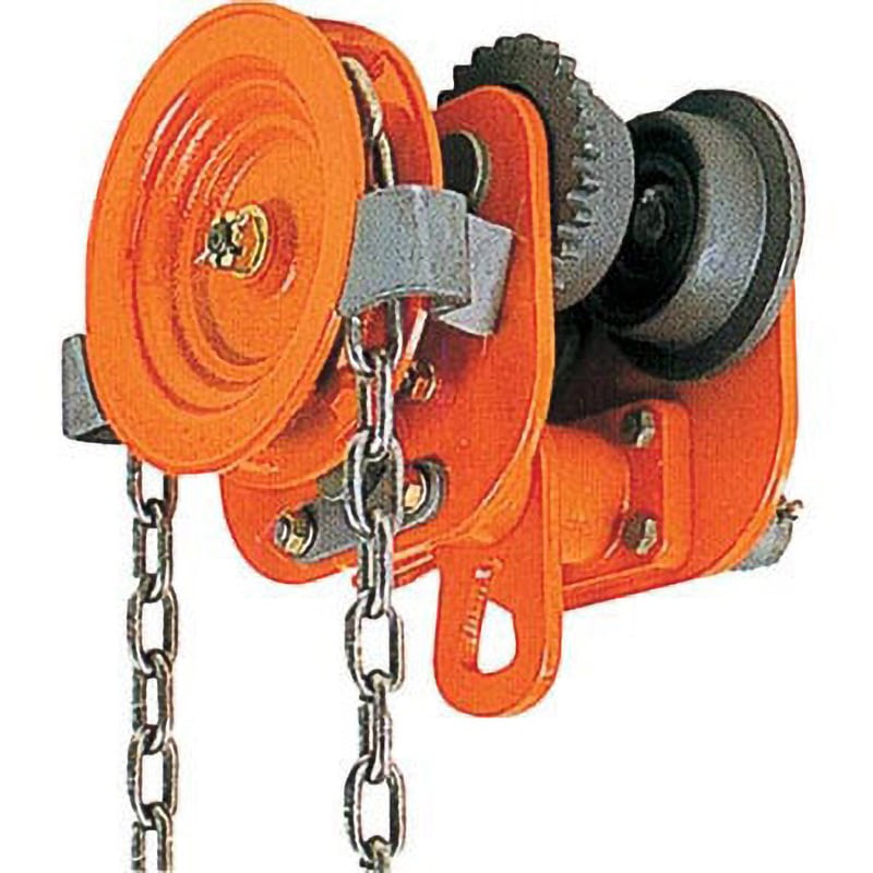 象印 DAG型ギヤードトロリ結合式電気チェーンブロック DAG-0.9W 揚程6m (DAG-009W60) (0.9t 低速) 象印 DAG型ギヤードトロリ結合式電気チェーンブロック DAG-5 揚程4m