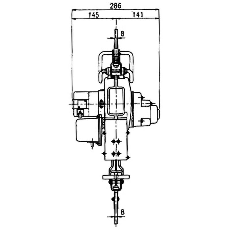 ベビーホイスト 単相100V 揚程20m 荷重0.06t BH-N320