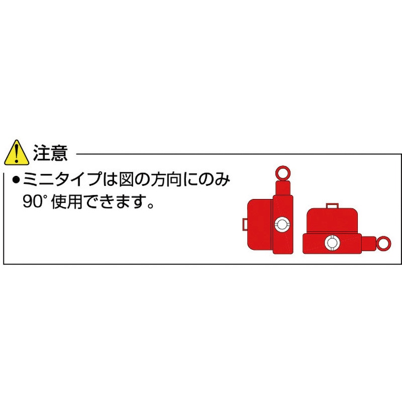 MMJ-50Y ミニタイプ油圧ジャッキ 1台 マサダ製作所 【通販モノタロウ】