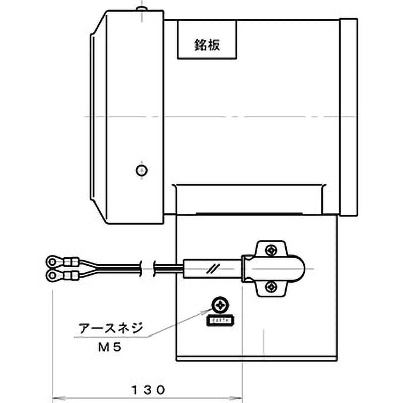 N4 標準(下部水平) プレート型電動送風機 淀川電機製作所 標準型 周波数50/60Hz兼用 - 【通販モノタロウ】