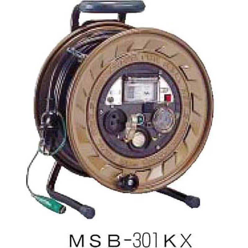 MSB-301KX メタセンリール(金属感知機能付) ハタヤリミテッド 2口 屋内用 電線長さ30m MSB-301KX - 【通販モノタロウ】