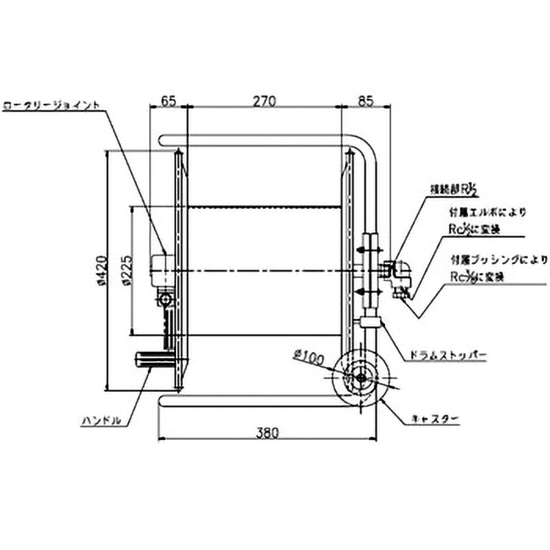 HSP-12WCS OKS 高圧ホースリール ハタヤリミテッド ホース長さ50m HSP HSP-12WCS OKS 高圧ホースリール ハタヤリミテッド ホース長さ50m HSP