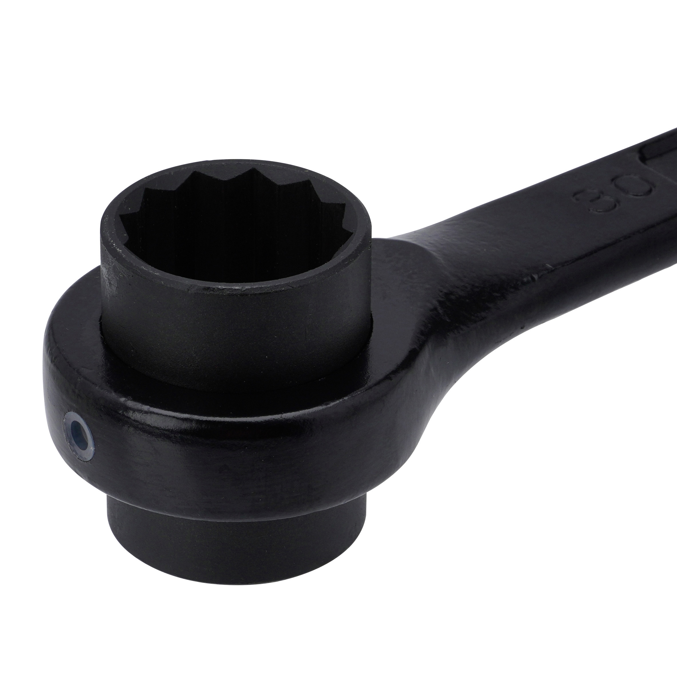 スーパーツール(SUPERTOOL) 片口ラチェットレンチ(強力型) 六角対辺寸法：60 (1丁) 品番：RH60T スーパーツール 強力型 片口ラチェットレンチ 大径サイズ 爪無し 反転