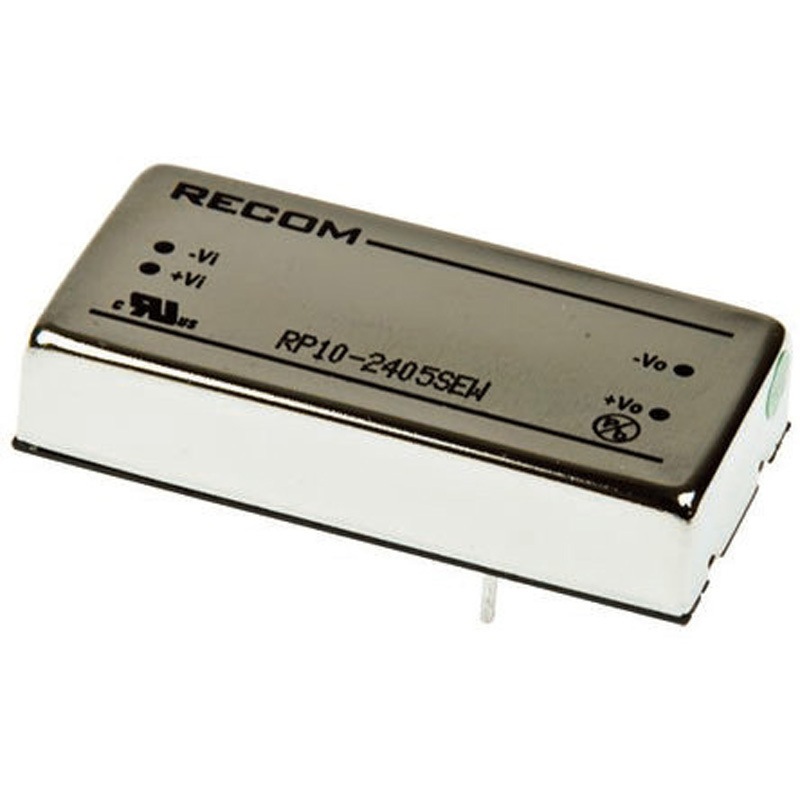 RP10-4805SEW Recom DC-DCコンバータ Vout：5V dc 18 → 75 V dc， 10W， RP10-4805SEW RECOM 最低温度-20℃