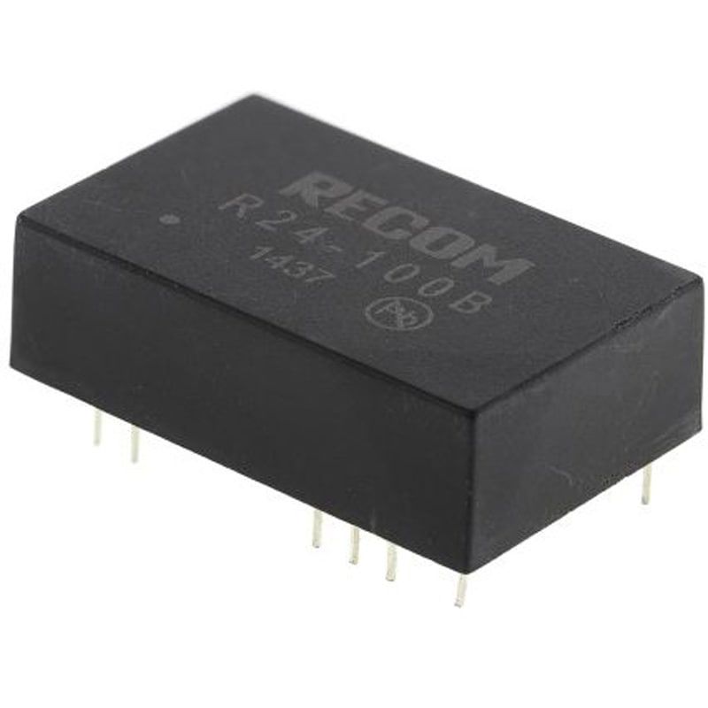 R24-100B Recom DC-DCコンバータ Vout：55 → 135V dc 21 → 27 V dc， 5W， R24-100B RECOM 最低温度-40℃