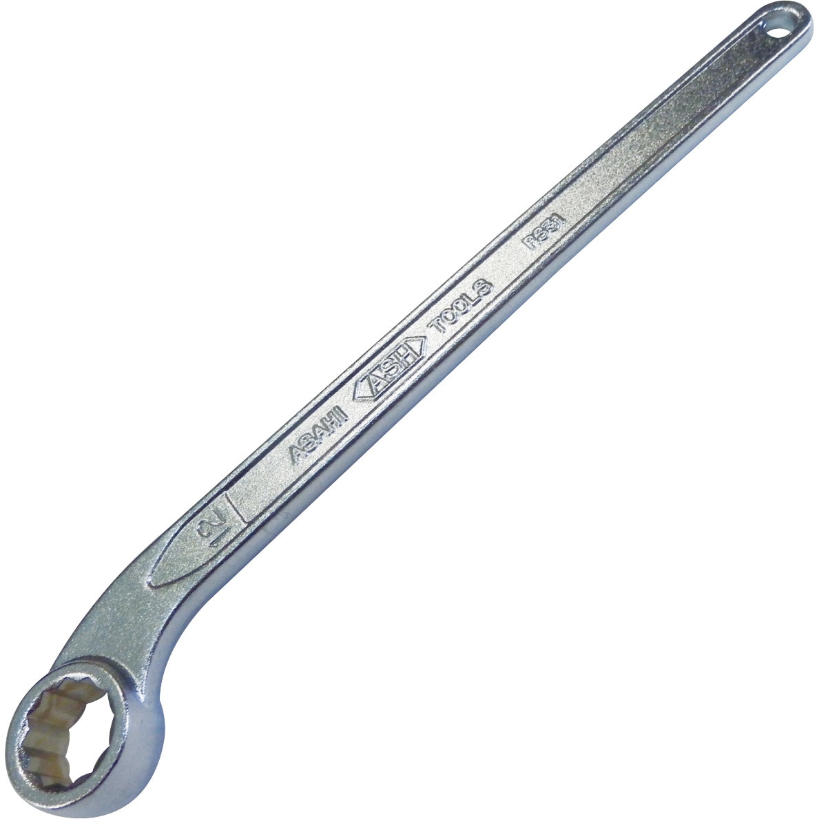 ASHHI ASH TOOLS片口メガネ75mm CHRONE-IANADIUM ASAHI アサヒ 片口ディープめがねレンチ5本セット : Factory