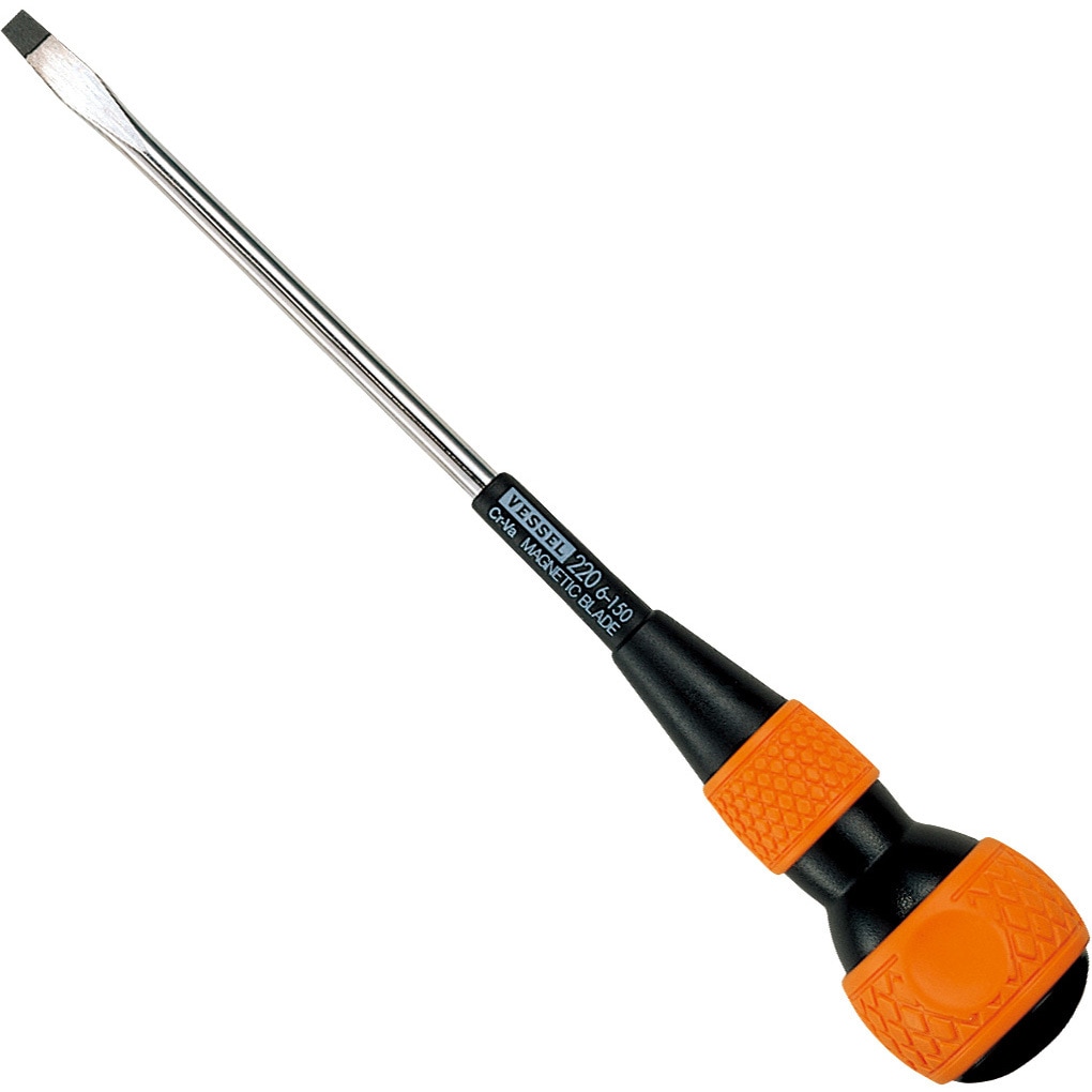 220 -6X150 ボールグリップドライバー ベッセル 単品 ソフト樹脂 刃先