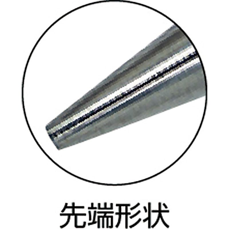 105-150 ラジオペンチ 室本鉄工 バネ有り 先細 寸法150mm