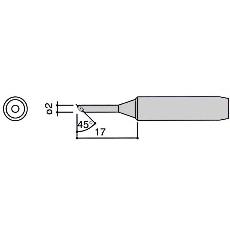 900M-T-2C 900M用こて先 HAKKO(白光) 2C型 1個 【通販モノタロウ】