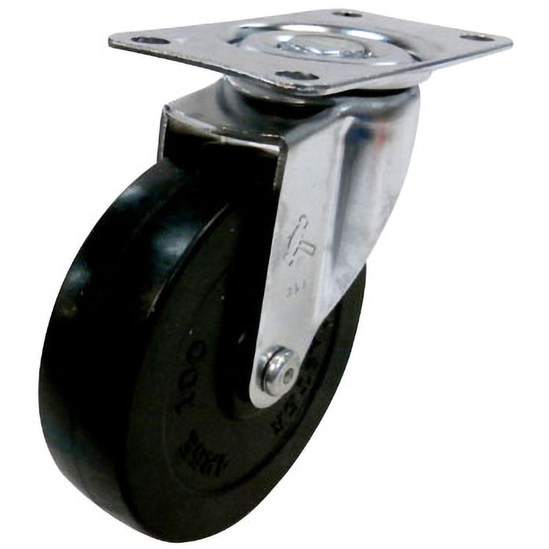 ★☆未使用　長期保管品　ハンマーキャスター　420E-R100　平付けプレートタイプ　まとめて13箱（1箱あたり2個入）　合計26個☆★ ハンマーキャスター 420e－r 100mmの通販