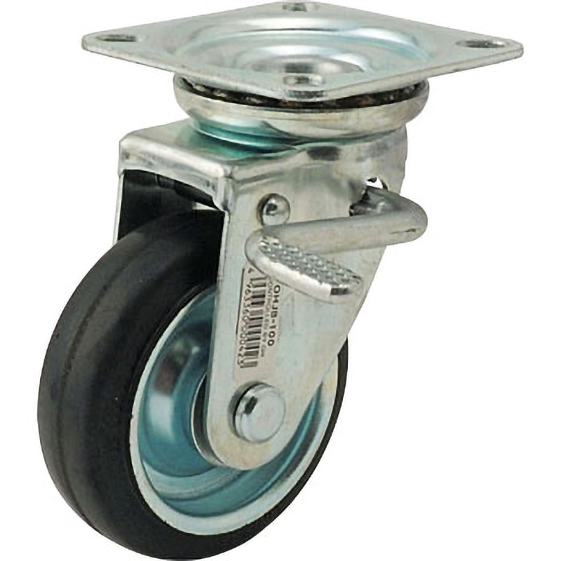 OH プレスキャスター 自在ブレーキ付 ウレタン車 250mm OHUJB-250 OH プレスキャスターJタイプ中荷重用 自在(ベアリング入り)ブレーキ付
