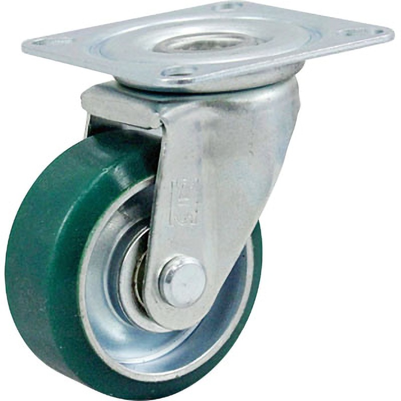 OHUJ-75 プレス製自在車(ベアリング入) オーエッチ工業 ウレタン車輪